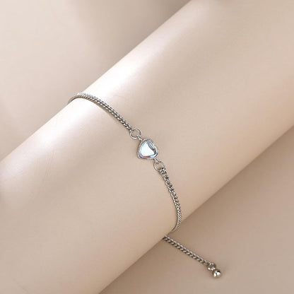 Long tiantian Moonstone Bracelet Glow in the Dark Bracelets Moonstone Jewelry for Women Crystal Bracelet Glow in the Dark Jewelry for Women Trendy Gifts for Christmas