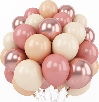 Pink Blue Purple Balloon, 60 Pcs 12 Inches Hot Pink Metallic Purple Teal Yellow Balloons Confetti Balloons for Kids Magic Theme Birthday Decoration Baby Shower Girls Music Party Supplies