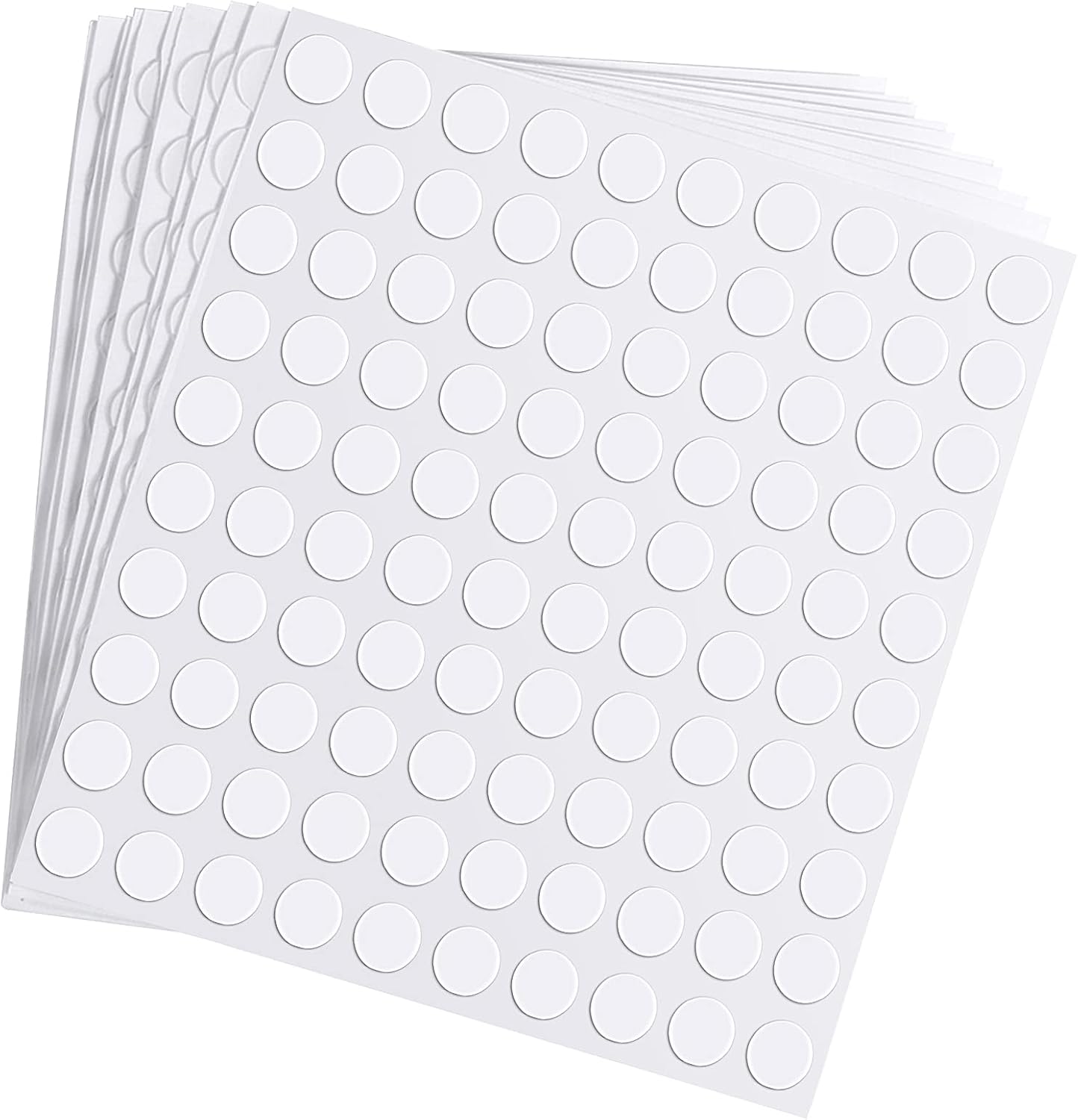 Zonon 1000 Pcs Double Sided Adhesive Dots Clear Glue Point Tape Stickers Balloon Glue Round Mini No Traces Adhesive Sticker Dot Sticker for Classroom Decor Craft DIY Office (0.24 Inch/ 6 mm)
