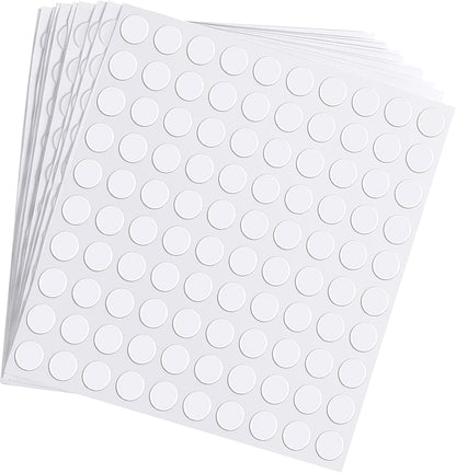 Zonon 1000 Pcs Double Sided Adhesive Dots Clear Glue Point Tape Stickers Balloon Glue Round Mini No Traces Adhesive Sticker Dot Sticker for Classroom Decor Craft DIY Office (0.24 Inch/ 6 mm)