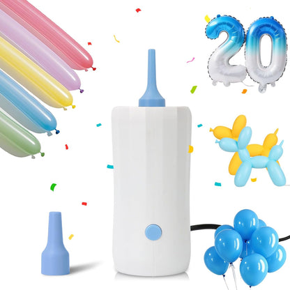 Ball Pump Balloon Pumps Electric, Balloon Pump Portable Long Animal Balloon Pump, Electric Blower Machine Inflator Basketball Pump 260 Balloon Pump for Party/Wedding/Birthday Decorations