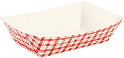 Karat Paper Food Trays Disposable [2 LB - 1,000 ct] Sturdy Food Boats, Leak Resistant | Ideal for Snacks, Nachos and Finger Foods