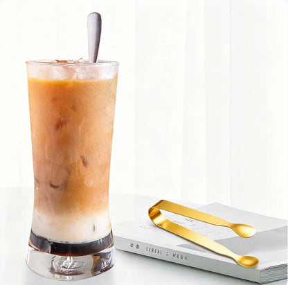 Ice Tongs Sugar Cubes Tongs - 12 Pack Stainless Steel Small Serving Tongs for Appetizers Coffee Tea Party