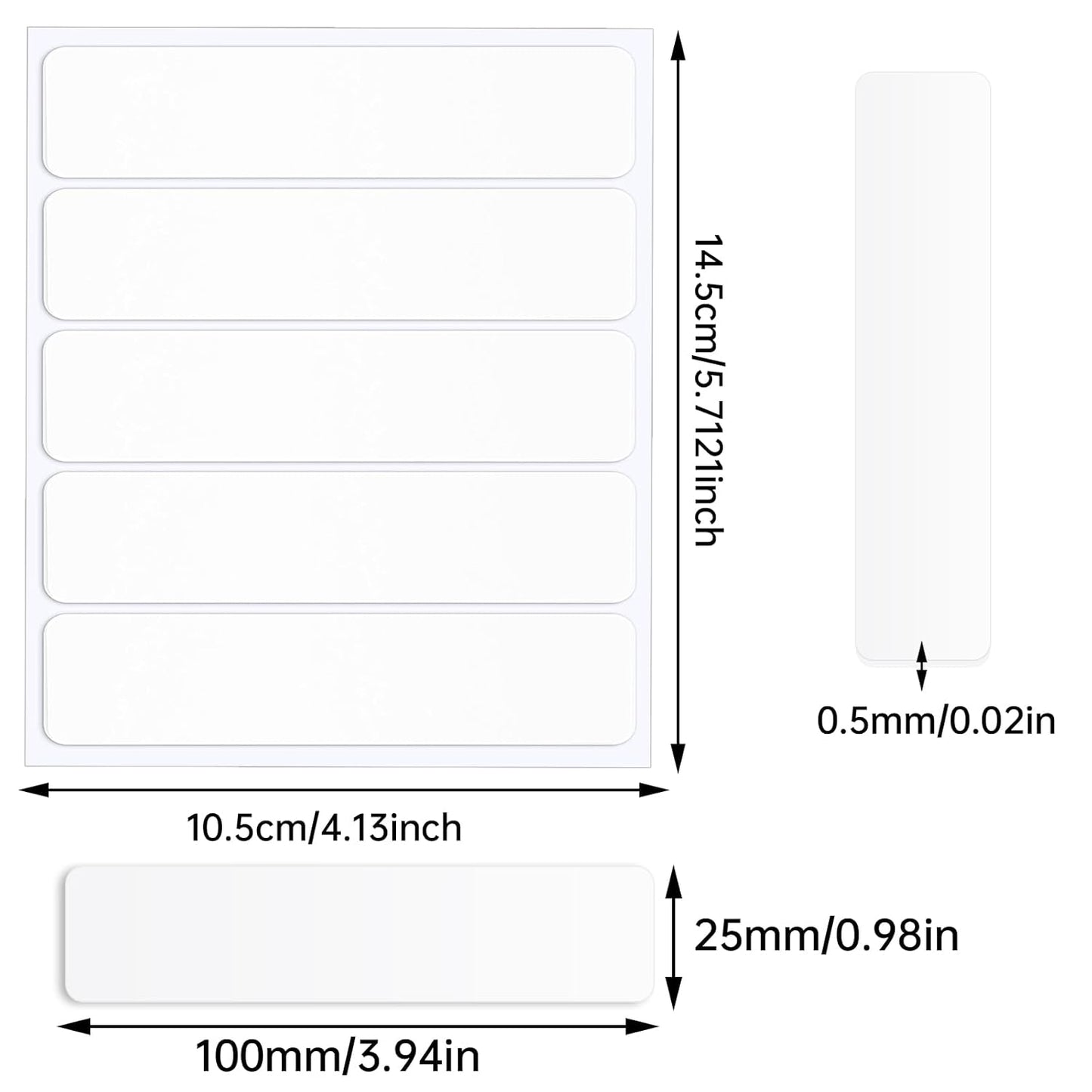 JANYUN 140 Pieces Adhesive Dots,Removable Round Putty Clear Tack No Trace Small Tape Stickers for Wall Hanging Festival Poster Office Party Decoration Picture Crafts