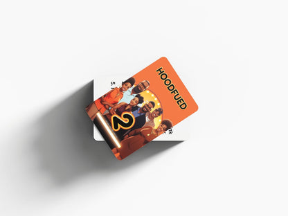 HoodFued : The Ultimate Family Trivia Card Game - A Culture-Centric Game That Brings Friends and Family Together for Fun and Knowledge and More Fun Than The Hood Charades Game for Family or Tabu