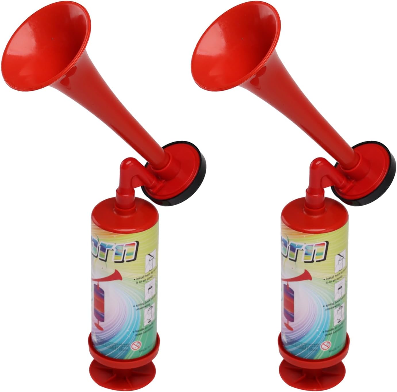 Air Horn for Boat Graduation Party Sports Events Beer Horns Dog Air Horn Self Defense Portable Air Pump Horn(ABS large handheld horn)