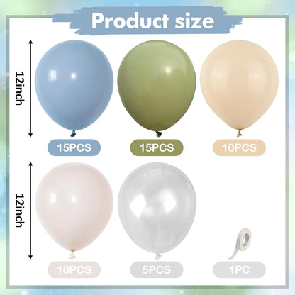 60 Pcs Blue and Silver Balloons, Navy Royal Blue Silver Party Balloons with Metallic Confetti Helium Latex Balloons for Birthday Baby Showers Fathers Day 2025 Graduation Decoration