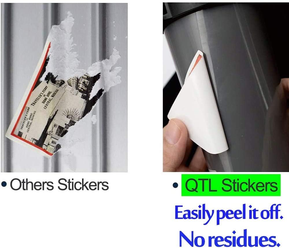 QTL Neon Stickers for Teens & Students Prizes, Waterproof Vinyl Party Favor Stickers, School Rewards, Water Bottle and Laptop, 50PCS - Colors B