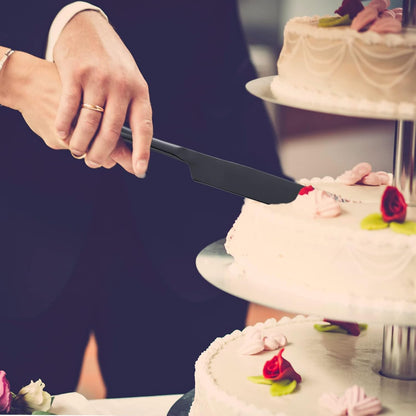 Cake Serving Set, Cake Pie Pastry Servers, Stainless steel Cake Knife and Server Set Perfect For Birthday, Wedding, Parties and Events (Silver)