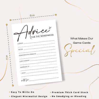 Bridal Shower Bingo, What Will The Bride to Be Receive, 25Pcs Bridal Bingo Game Cards, Engagement Party Games for Guests, Minimalist White Wedding Party Supplies - A18