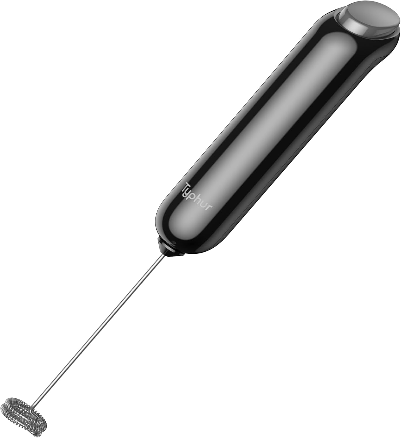 InstaWhisk Milk Frother with Variable Speed, Battery Operated Handheld Coffee Foam Frother Wand, Electric Drink Mixer with Stand & Detachable Double Whisk, Stainless Stirrer for Latte, Matcha, Protein