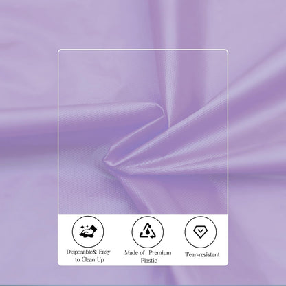 tujol Royal Blue 6 Pack Plastic Table Cloth 54" x 108", Disposable Tablecloths Rectangle Table Cover, Plastic Tablecloths for Parties
