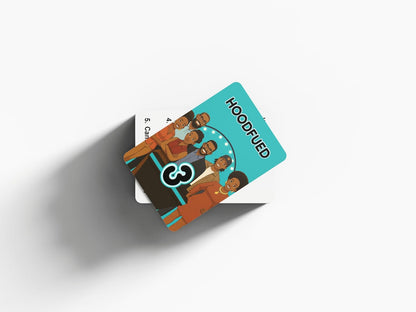 HoodFued : The Ultimate Family Trivia Card Game - A Culture-Centric Game That Brings Friends and Family Together for Fun and Knowledge and More Fun Than The Hood Charades Game for Family or Tabu