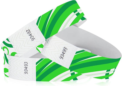 500 WristCo Swimming Pool Tyvek Wristbands for Events – Security Cuts & Tamper-Proof Design to Prevent Reuse – Premium-Grade Bracelets for Hospital & Medical ID, Party & VIP Identification