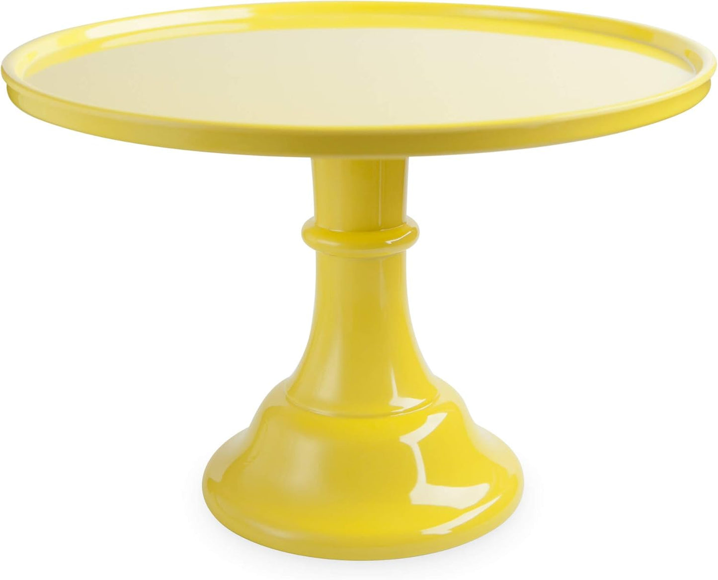 Twine Melamine Cake Stand, Cupcake Display Home Decor Food and Dessert Serving Accessory, 11.5 x 8 Inches, White, Set of 1