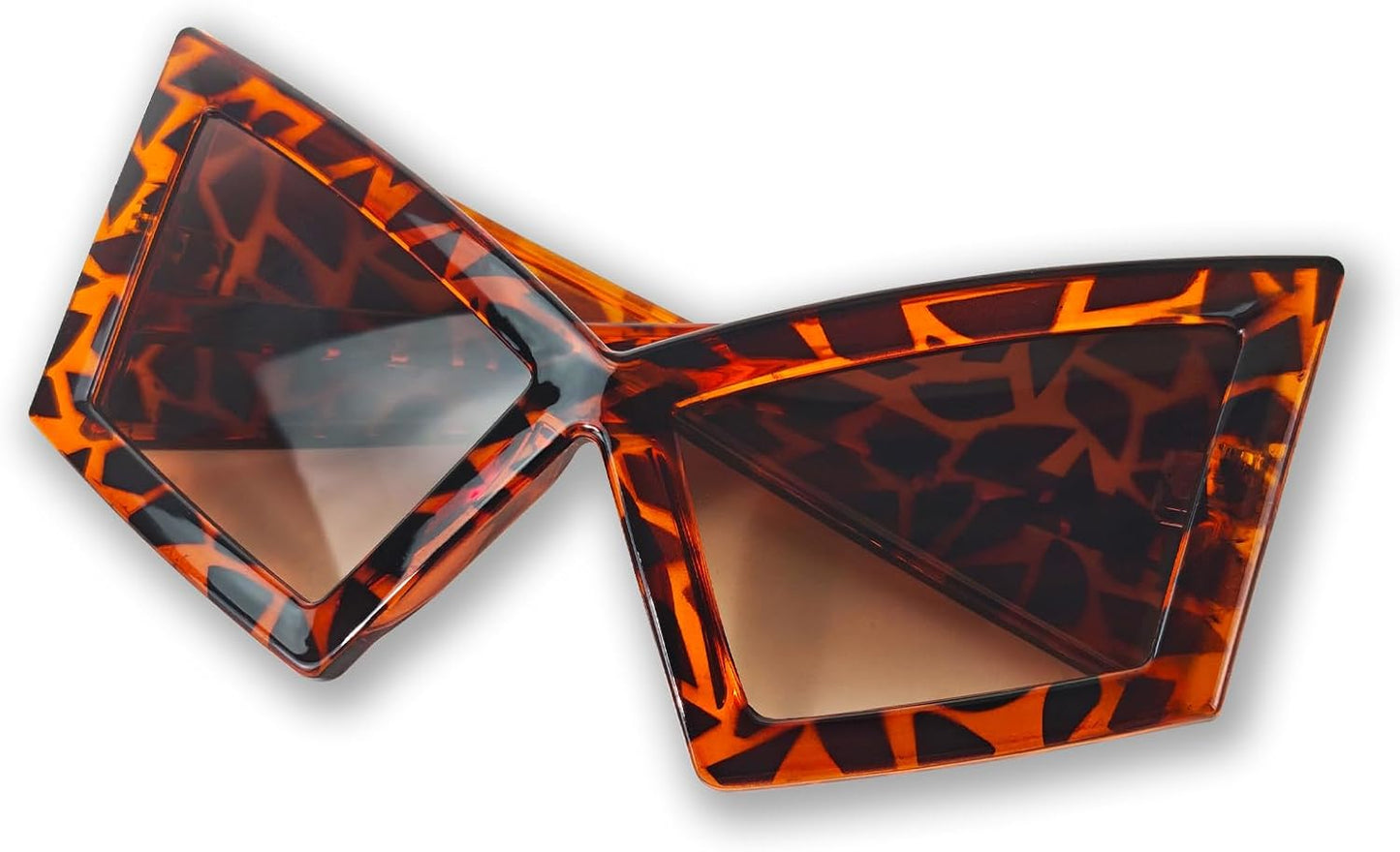 Funny Oversized Party Glasses Sunglasses Max Width 5.9", Hilarious Costume Accessories for Birthdays, Dance Parties