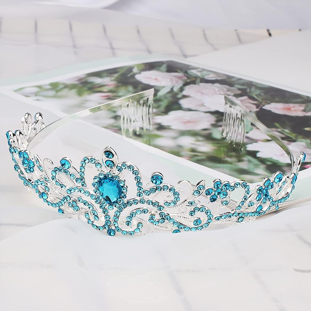COCIDE Birthday Queen Sash & Rhinestone Tiara Set Gold Happy Birthday Crowns for Women Party Decoration Kit Rhinestone Headband for Women Glitter Crystal Hair Accessories for Cake Topper