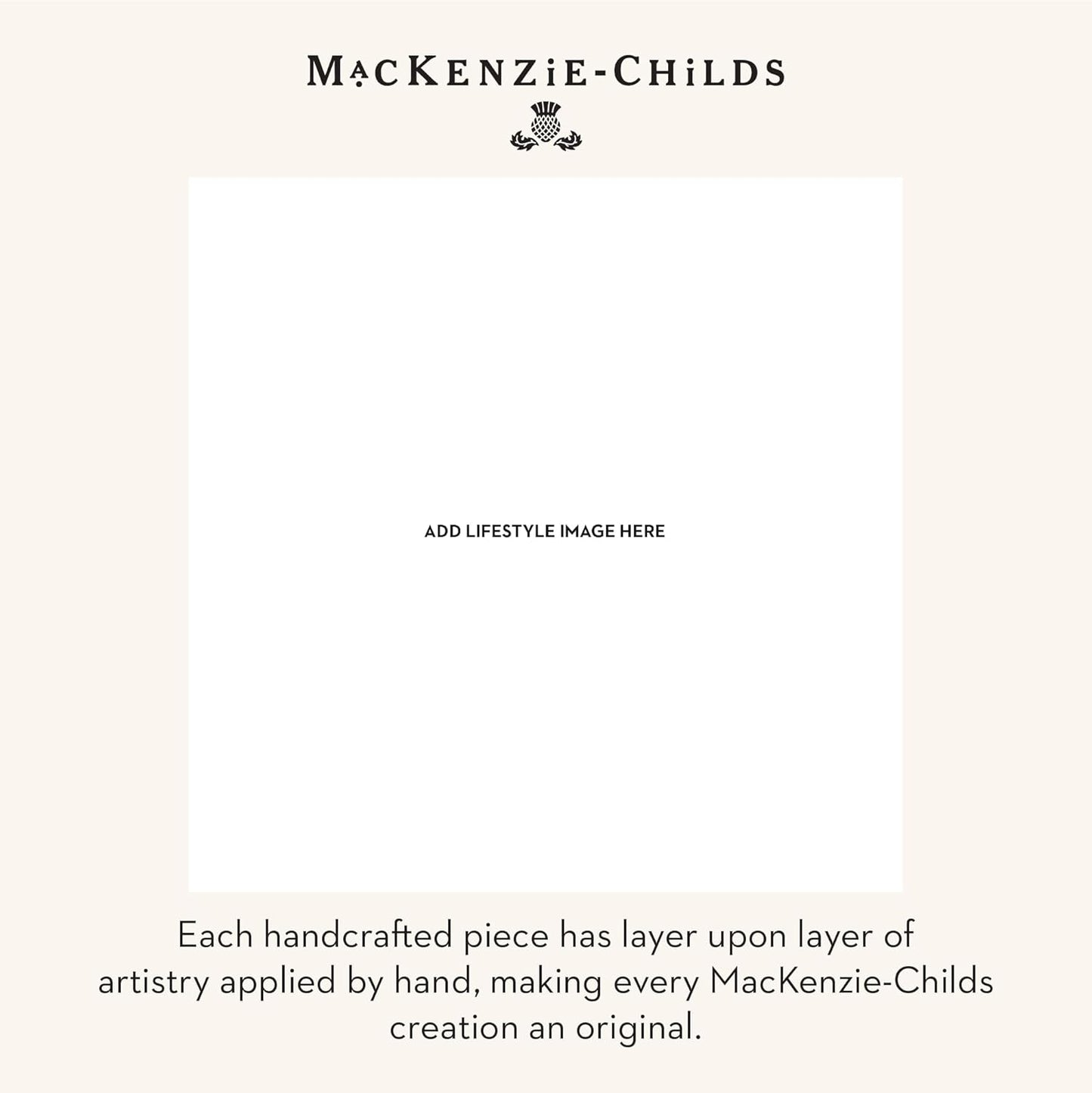 MACKENZIE-CHILDS Enamel Pedestal Platter, Round Cake Stand, Large, Black-and-White Courtly Check