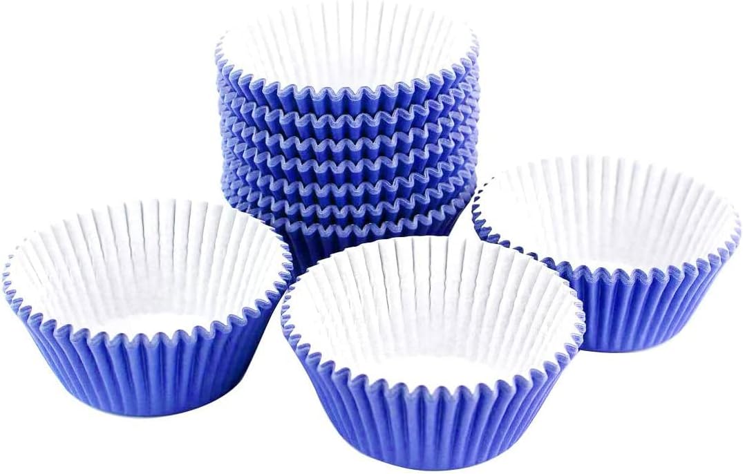 Standard Size Baking Cups Food-Grade Greaseproof Paper Cupcake Liners 200 Pcs (Natural)