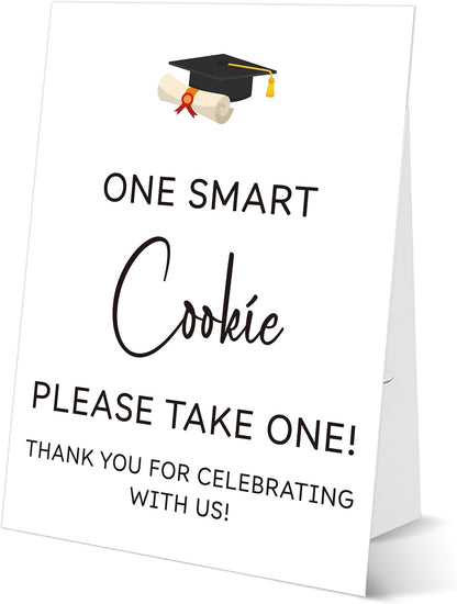 Graduation Tabletop Sign, Guestbook Sign, Include One 8×11 Signs with Holder, Graduation Party Signs for Class of 2026, High School College Grad Decoration - QF02