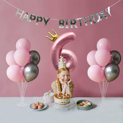 10 Sets of Balloon Stands for Table Balloon Stand Allowing Balloons To Float Without Helium Tank Balloon Holder Decorations for Birthday Party Wedding Festival Christmas