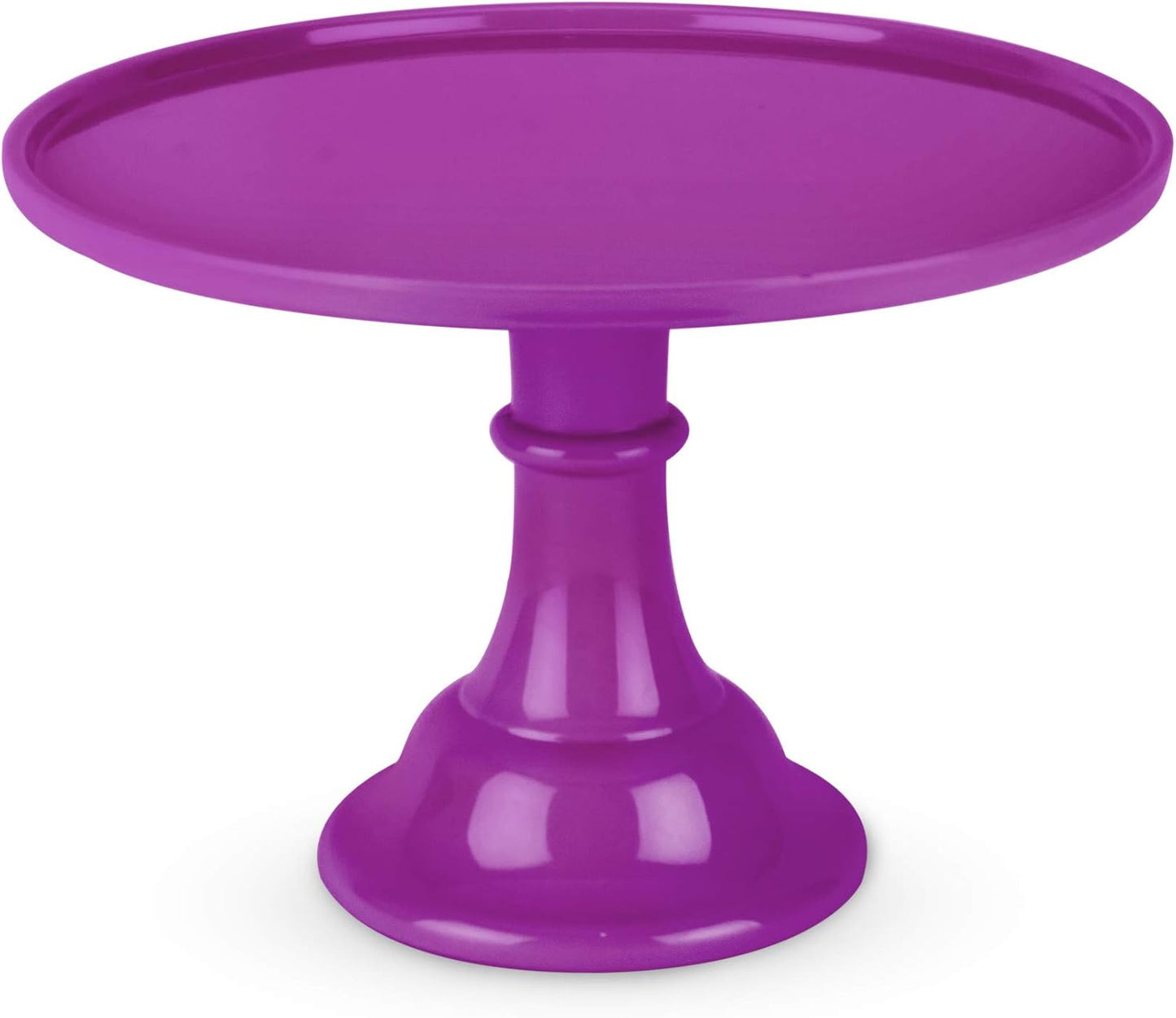 Twine Melamine Cake Stand, Cupcake Display Home Decor Food and Dessert Serving Accessory, 11.5 x 8 Inches, White, Set of 1