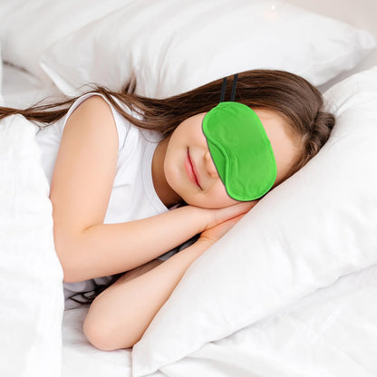 5 Pcs Sleep Mask, Eye Masks for Sleep, with Nose Pad and Elastic Strap for Blind Folds, for Adult Play, Travel Eye Mask, Sleeping, Team Building (Colorful, Medium(3.35x 7.28inch))