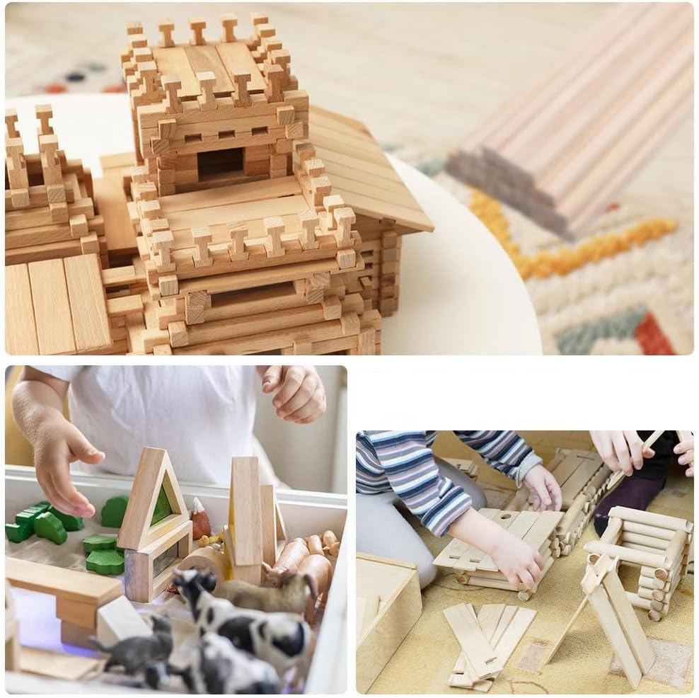 DaTpuik 1/4 x 12 Inch 25PCS Dowel Rods Wood Sticks Wooden Dowel Rods - Unfinished Bamboo Sticks - for Crafts and DIYers