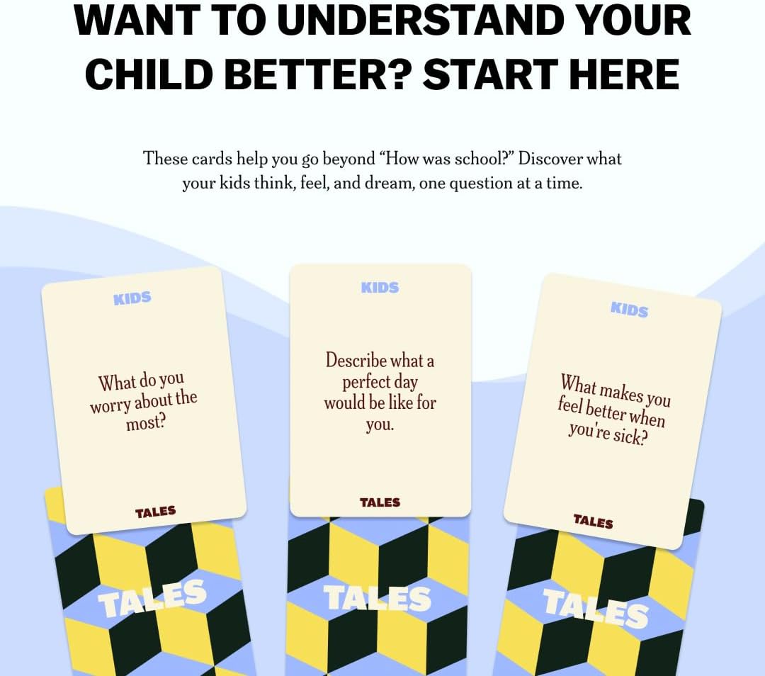 TALES 150 Conversation Cards, Friends Edition, Fun Friend Games for Adults, Teens, Kids, Perfect for Parties, Game Nights, Gifts & Gatherings, Conversations with Friends, Meaningful Connections