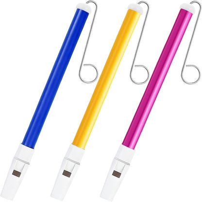 3 PCS Slide Whistle, Musical Instrument Sliding Whistles or Speech and Oral Muscle Training, Educational Games, Birthday Gifts, Party Favors Supplies Blow Noisemakers Loud Sound Cheer