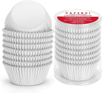 Caperci Standard Cupcake Liners Gold Foil Muffin Baking Cups 150-Pack - Premium Greaseproof & Sturdy Cupcake Papers