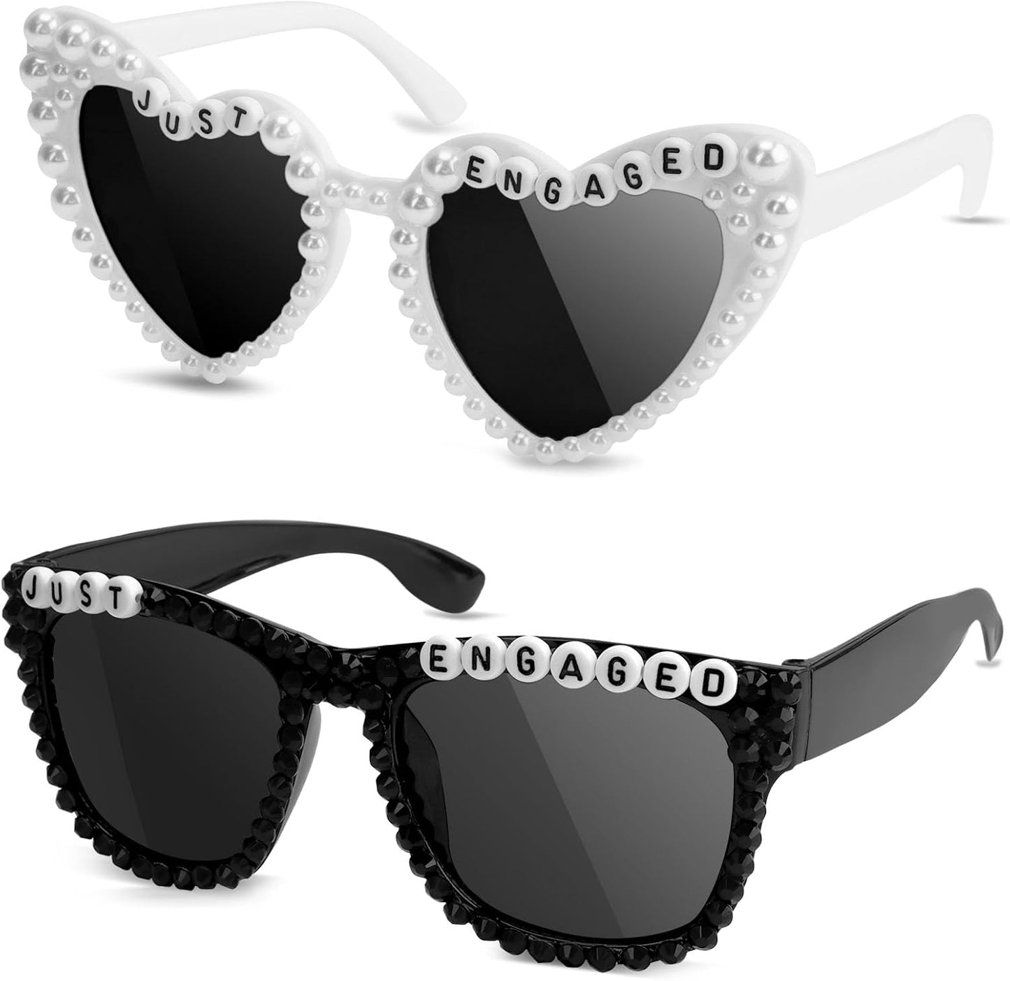 Engagement Party Decorations Just Engaged Sunglasses for Engagement Decor Just Engaged Party
