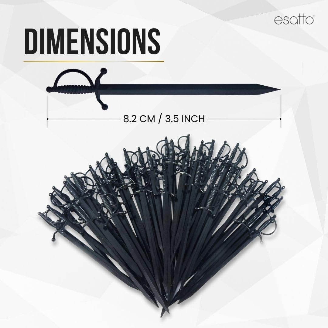 1000 Pcs Cocktail Picks Prism 7.62cm (3") - Sleek, Stylish Garnish for Cocktails, Perfect Plastic Toothpicks for Appetizers & Drinks, Versatile Fancy Skewers Food Pick for Charcuterie Parties
