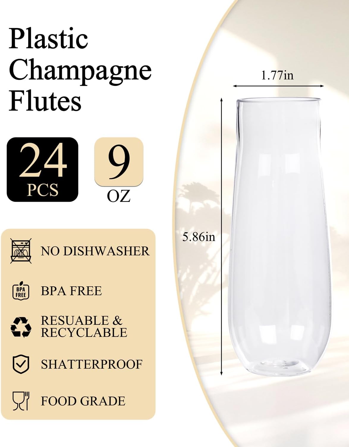 Ciaell 30 Pack Pink Plastic Ribbed Wine Glasses, 12 OZ Origami Stemless Disposable Wine Champagne Whiskey Glasses Unbreakable Clear Plastic Cocktail Glasses, Wine Cups for Party Wedding
