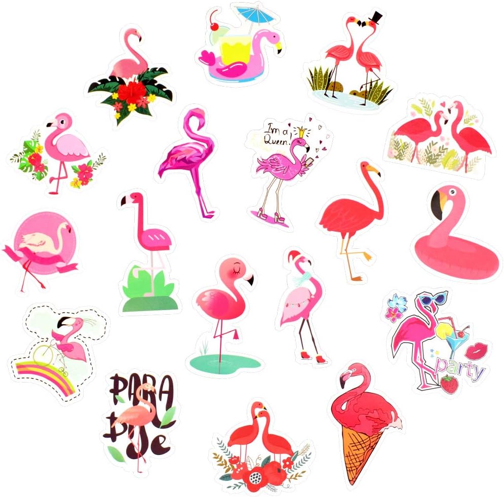QTL Neon Stickers for Teens & Students Prizes, Waterproof Vinyl Party Favor Stickers, School Rewards, Water Bottle and Laptop, 50PCS - Colors B