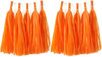 Tissue Paper Tassels Paper Tassel Garland Banner Table Decor Party Tassels Banner Wedding Birthday Baby Shower Nursey Party Decorations Supplies (20, Rose Gold+Pink+Rose Red+Lt-Pink)