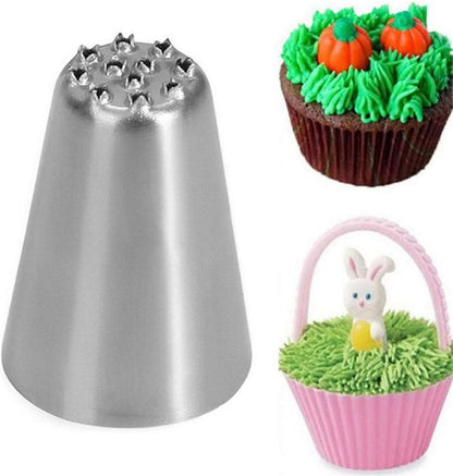 Piping Tips For Cake Decorating, Stainless Steel Icing Piping Nozzles For Pastry Fondant Decorating Tools (C)