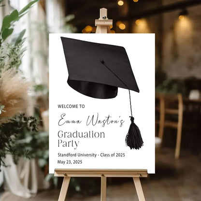 Personalized 2026 Graduation Party Welcome Sign, Minimalist Grads Decor, Class of 2026 Graduation Party Poster, Custom Graduation Party Sign, Congrats Grad Decorations Design 2