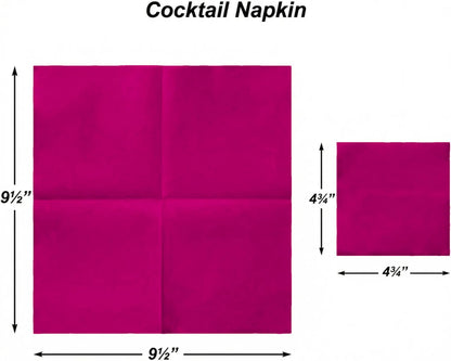 AH AMERICAN HOMESTEAD Cocktail Napkins-Disposable Beverage/Bar Napkins-White Linen-Like Square Napkins-Eco-Friendly & Compostable-Everyday Use, Party or Wedding 4.75inch x 4.75inch (100 Count, White)