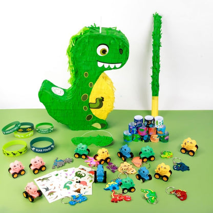 Dinosaur Pinata for Boys Birthday Party Dino Pull String Pinata Birthday Party Supplies for Kids Dinosaur Themed Party 12 x 16 x 3 Inches