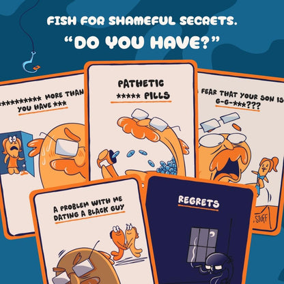 Go F Yourself! – The Grown Up Go Fish Card Game You've Always Wanted | Hilarious Party Game for Grown Ups, 2+ Players | 52 Cards, 13 Unique Pairs Edition