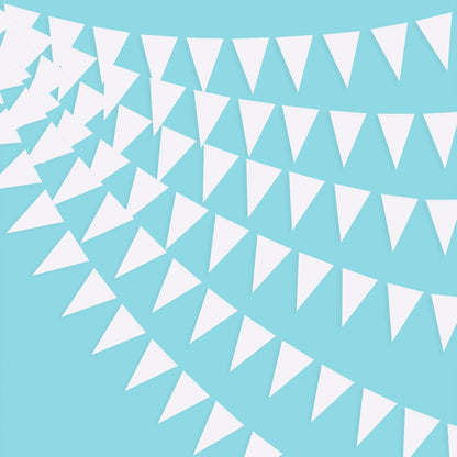 30Ft Navy Blue Gold and Beige Party Decorations Royal Blue Gold Triangle Flag Pennant Banner Bunting for Graduation Birthday Wedding Bridal Shower Nautical Ahoy Achor Theme Party Decorations Supplies
