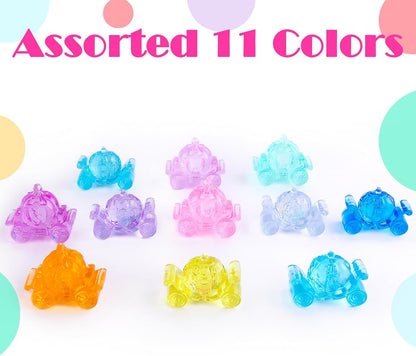 Niceup 150pcs Kids Plastic Gem Rings Bulk Toys Princess Party Favor Cupcake Topper Pinata Fillers Parade Throws Bulk Carnival Prizes Acrylic Gemstones Fake Jewel Treasure Toys Goodie Bag Fillers