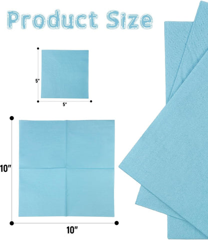 24 colors Cocktail Napkins 5 * 5inch disposable Beverage Napkin paper for Cocktail, Wedding, Dinner，Brithday Party Dessert Wine Paper Napkins（ 120 Count）