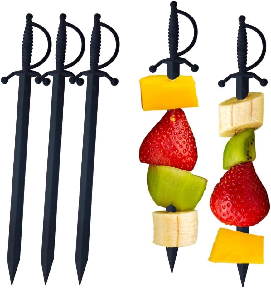 1000 Pcs Cocktail Picks Prism 7.62cm (3") - Sleek, Stylish Garnish for Cocktails, Perfect Plastic Toothpicks for Appetizers & Drinks, Versatile Fancy Skewers Food Pick for Charcuterie Parties