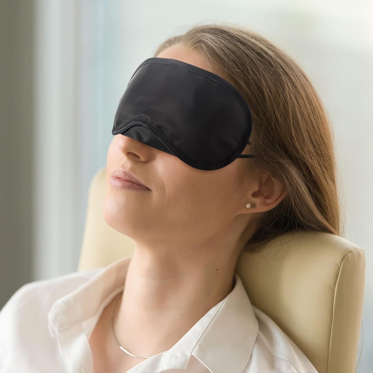 30 Pieces Blindfold Eye Cover Sleep Mask for Games Party Sleeping Travel with Nose Pad and Adjustable Strap (Multicolored)