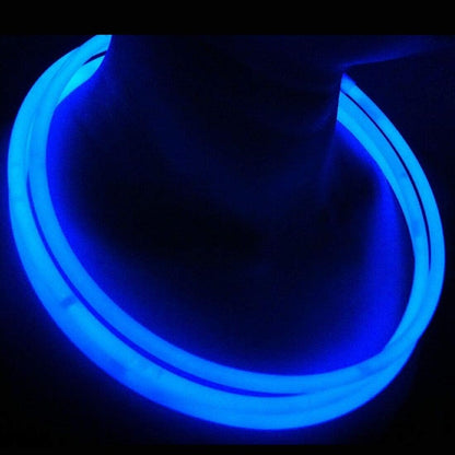 Glow Sticks Bulk Wholesale Necklaces, 100 22" Glow Necklaces, Glow 8-12 Hr, Connector Pre-attached (handy), Bright Colors, Glow-in-the-dark Party Supplies.