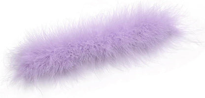 2Pcs Feather Wristbands, 9.65inch Soft Feather Wrist Slap Bracelet Cuffs, Snap Ring, Circle Slap Wrist Decoration Cuffs for Party Decoration