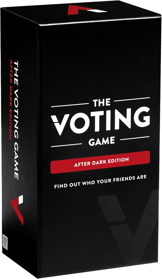 THE Voting Game After Dark Edition - The Hilarious Adult Party Card Game About Finding Out Who Your Friends are - Perfect Christmas White Elephant Gifts, Stocking Stuffers + Board Games Night
