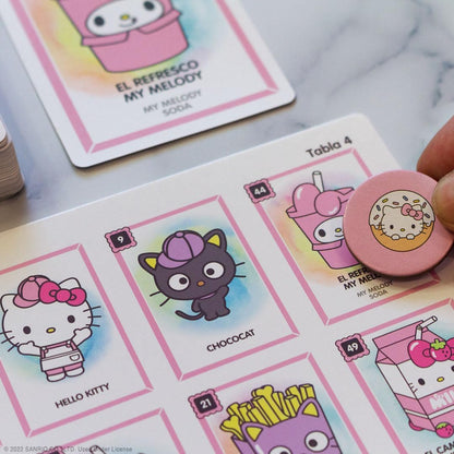 Hello Kitty Loteria Game - Custom Bingo Style Inspired by Spanish Words & Mexican Culture